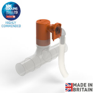 Gel-clear Dairy Pump Drain Connector with Air Valve