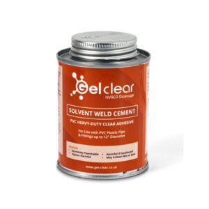 Gel-Clear PVC Solvent Weld Adhesive for Pipe Bonding