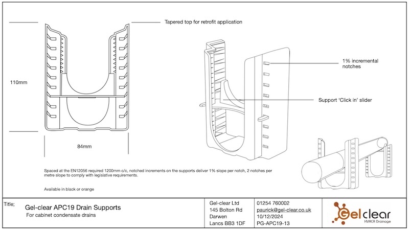 Condensate Drain Support Twin Pk (APC19) - Image 7